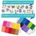 22,000 5mm Fuse Beads Kit with 100 Patterns, Pegboards, Tweezers - Perler Beads Compatible - Craft Beads Set with Storage - 20 Colors - Buy Online on GoSupps.com