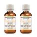 Greenwood Essential Naturrein Naturrein Extra Jungfrau Coconut Oil (Cocos Nucifera) Natural therapeutic quality cold -pressed (Pack of Two) 100ml X 2 (6.76 oz)