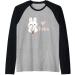 Cute Kawaii Bunny Boba Milk Tea Bubble Tea Graphic Raglan Baseball Tee