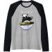 Kawaii Anime Dabbing Panda Eating Ramen Noodle Raglan Baseball Tee