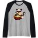 Anime Siamese Ramen Japanese Ramen Life Noodle Raglan Baseball Tee