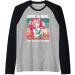 Just a girl who loves boba and Cake decorating kawaii Raglan Baseball Tee