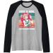 Just a girl who loves boba and Exercising kawaii Raglan Baseball Tee
