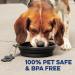 Bonza Extra Large Foldable Dog Bowl | Portable & Leak-Proof for Medium to Large Pets - Premium Travel Bowl in Navy Blue - Buy Online on GoSupps.com