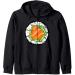 Sushi Tuna Rice Roll Japanese Kawaii Zip Hoodie