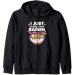 I Just Really Love Ramen Cute Kawaii Asian Noodles Dark Zip Hoodie