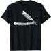Barber's Straight Edge Razor Icons - Barbershop Tools T-Shirt