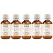 Greenwood essential natural pure black currant oil (Ribes Nigrum) Natural therapeutic quality cold -pressed (pack of five) 100ml x 5 (16.9 oz) pure black currant oil 500 ml (1 Pack)