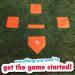 Franklin Sports Field Day Baseball Base Set - Portable Red Rubber Bases for Baseball, Softball, Kickball - Includes Home Plate - Easy Set Up - Buy Online on GoSupps.com