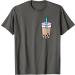 Kawaii Bubble Tea Cute Tapioca Pearls Boba Milk Tea T-Shirt