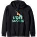 Nail Hustler Beauticians Pedicurist Manicurist Zip Hoodie