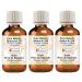 Greenwood Essential Naturreine Babchi (Bakuchi) Oil (Psoralea Corylifolia) Natural therapeutic quality cold -pressed (Pack of Three) 100ml X 3 (10 oz)