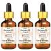 Greenwood essential natural Bhringraj oil (Eclipta Alba) with glass dripper therapeutic quality for hair skin and aromatherapy (pack with three) 100ml x 3 (10 oz)