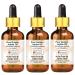 Greenwood Essential Huile de jojoba dor e naturelle (Simmondsia chinensis) avec compte-gouttes en verre press e froid 100 ml x 3 (10 oz)