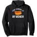Stop Staring At My Weiner Hotdog Bun Ketchup Mustard Mayo Pullover Hoodie