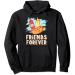 Friends Forever Hotdog Bun Ketchup Mustard Mayo Friendship Pullover Hoodie