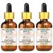 Greenwood essential natural watermelon seed oil (Citrullus Lanatus) with glass dripper natural therapeutic quality cold -pressed (pack of three) 100ml x 3 (10 oz) 300 ml (1 Pack)