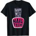 Happiness Is Being A Nail Tech Beauty Parlor Nail Artist T-Shirt