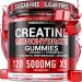Creatine Monohydrate Gummies Strawberry For Men & Women 100% Creatine Gummies 5g Per Serving + Vegan Sugar Free + Muscle Builder Recovery + Energy Pre Workout Gummy Chews & Booty Gain - 120 Gummies Strawberry 120 Count (Pack of 1)
