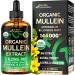 NUTRAHARMONY Mullein Drops for Lungs Organic Mullein Extract - 4 Fl Oz.