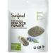 Sunfood Superfoods Chia Seed Powder - Raw Organic - Bulk Value - Ground Chia Seed Meal - Mild Nutty Flavor - Traditional Growth Techniques: Cold Milled - No Preservatives, Additives - 1 lb Bag