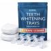 Teeth Whitening Trays Moldable Mouth Trays 4 Dental Tray Form Shape Perfectly 2 Travel Storage Cases Included Fit Upper Lower Tooth Bleaching Moldable Guards Compatible with Opalescence Gel