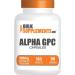 BulkSupplements.com Alpha GPC Capsules (L-Alpha Glycerylphosphorylcholine) - Choline Supplements - Alpha GPC 300mg per Capsules - 300 mg Servings -180  Capsules 2 Capsules per Serving