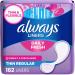 Always Thin Daily Wrapped Liners Unscented 162 count