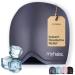 Halo Mask Migraine Relief Cap - Form Fitting Migraine Hat - Tension Headache Relief Cap Ice Hat - Migraine Ice Head Wrap for Headaches / Sinus Pain - Cooling Migraine Cap - Head Ice Pack for Headaches Dark Grey