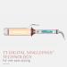 T3 BodyWaver 1.75 Professional Ceramic Styling Iron for Waves and Volume (White & Rose Gold)