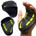 Nike Alpha Grip Weight Training Bench Press Gym Strength Gloves - Black & yellow - Medium - Buy Online on GoSupps.com