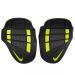 Nike Alpha Grip Weight Training Bench Press Gym Strength Gloves - Black & yellow - Medium