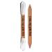 Benefit Cosmetics High Brow Dual Ended Highlighting Eyebrow Pencil - 2 x 0.04 oz/ 1.2 g Deep - rich caramel (matte end)/ warm bronze (shimmer end)