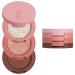 Kaja Eye Bento Bouncy Eyeshadow Trio - 3 x 0.03 oz / 0.9 g Coral Sunrise - white aurora (light coral glitter) coral starlight (coral peach matte) Flaming Sunset (neutral peach brown matte)