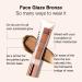 Shop iNNBEAUTY PROJECT Bronze Face Glaze Gel Cream with Squalane Ceramides & Hyaluronic Acid - 0.85 oz / 25 ml Online - Best Price & International Shipping - Buy Online on GoSupps.com