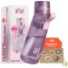 AIR UP water bottle Twist Pro Lavender starter set with pods in 5 flavours I 600ml drinking bottle with sugar-free flavouring I dishwasher-safe, BPA-free in purple lavender
