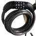 Lumintrail Combination Bike Lock Cable - 6ft Bike Locks Heavy Duty Anti Theft with Combinations - Bike Cable Lock Combination with Mounting Bracket (1 or 2 Pack) 1pk