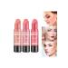 ROWENAROSE 3-Piece Stick Blush Set Lift Peach Tones - Buy Online on GoSupps.com