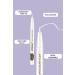 MUJGAN Pompom White Pencil Eyeliner - Buy Online on GoSupps.com
