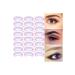 Malinka 24pcs Reusable Eyebrow Stencil Shaper Makeup Kit Cosmetic Eyebrow Stencils