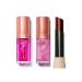 Avon Lip Oil Blossom and Shimmering Petal + Avon Tinted Lip Tinted Lip Balm Plum 3-pack