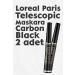 L'Oreal Paris Telescopic Carbon Black Mascara Black X 2 Pieces