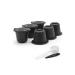 SONREYON 6 Refillable Nespresso Coffee Capsules (Can be washed and reused)
