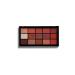 Revolution 15 Different Color Eyeshadow Palette Matte & Shiny Intense Pigment Pink and Red Shades