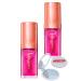 Avon True Lip Oil Nourishing Lip Oil Blossom 7ml 2 Pack + Lovider Pocket Mirror