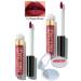 Avon Power Stay Liquid Matte Lipstick - In Charge Mauve 2 Pack + Lovider Pocket Mirror Gift