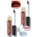 Avon Power Stay Liquid Matte Lipstick - Spicy Brown 2 Pack + Lovider Pocket Mirror Gift