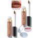 Avon Power Stay Liquid Matte Lipstick - Not Stop Nude 2 Pack + Lovider Pocket Mirror Gift