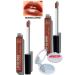 Avon Ultra Color Lip Gloss Nourishing Lip Gloss - Rusty Luster 2 Pack + Lovider Pocket Mirror