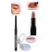 Avon Glimmerstick Lift Eyeliner Black + Matte Lipstick Marvellous Mocha + Lovider Pocket Mirror Gift